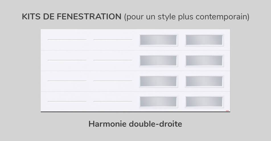 Kit de fenestration - Harmonie double-droite